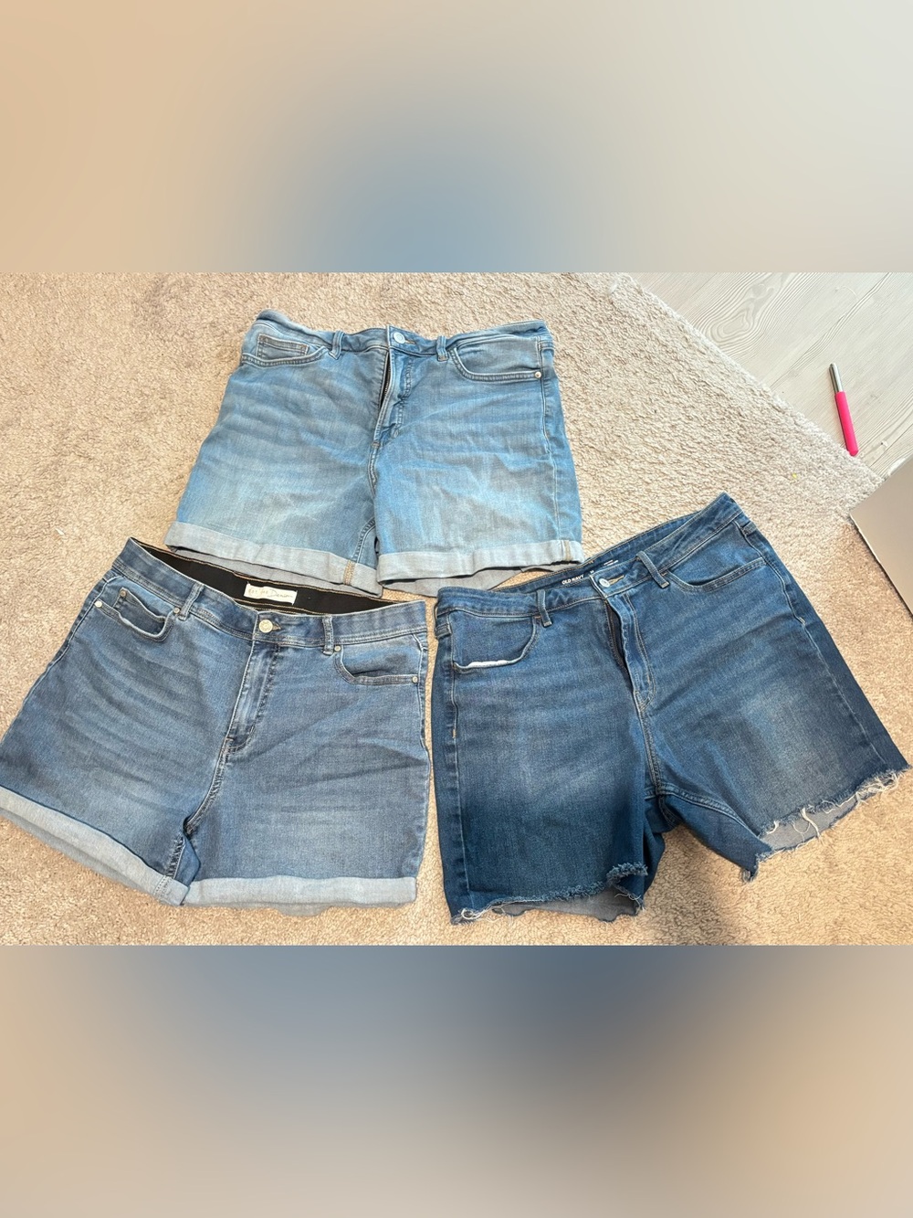 Women’s Size 14 Denim Shorts Lot